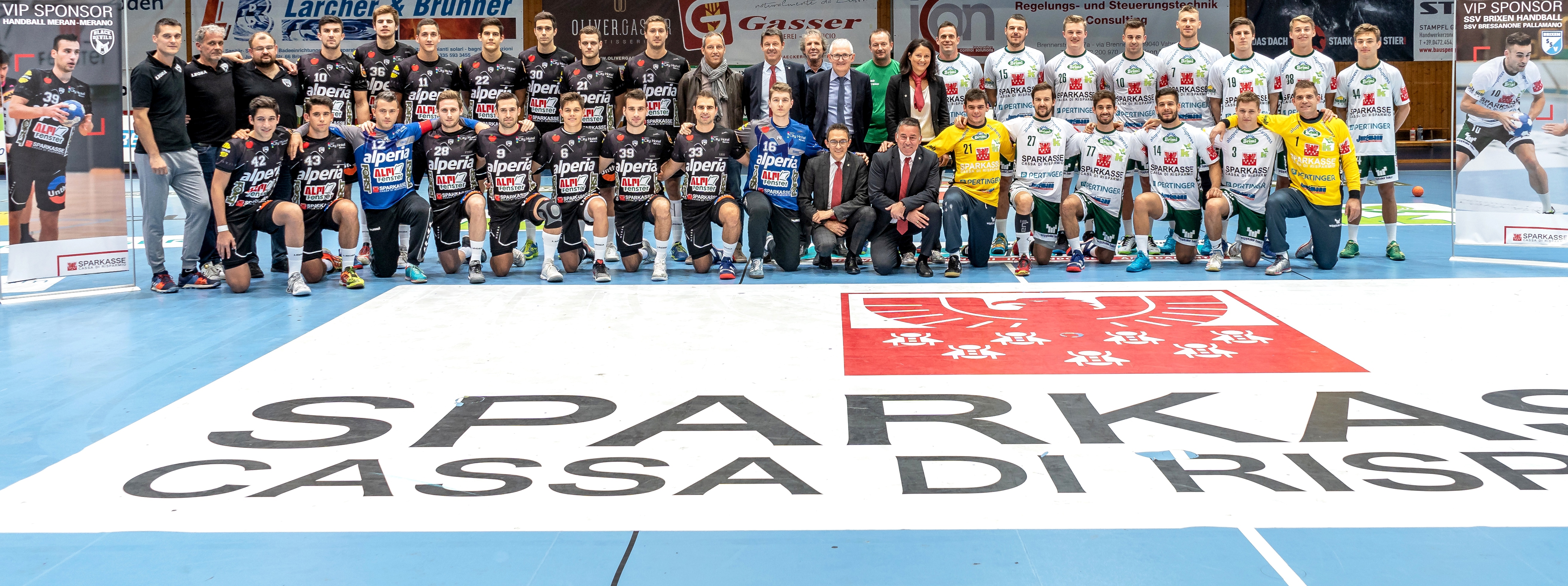 Südtiroler Handballderby im Zeichen der Sparkasse