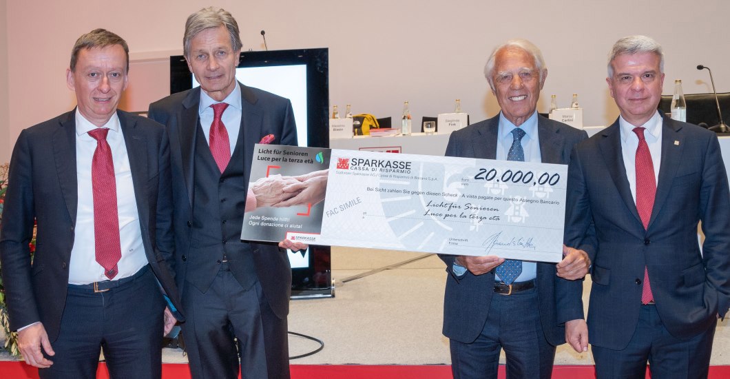 20.000 Euro gespendet – eine konkrete Hilfe für bedürftige Senioren in Südtirol