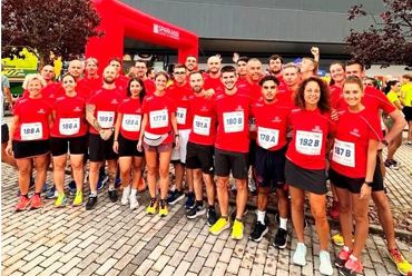 Großer Erfolg für die Red Runners der Sparkasse!