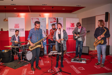 Jazz & Wine in der Sparkasse in Bozen