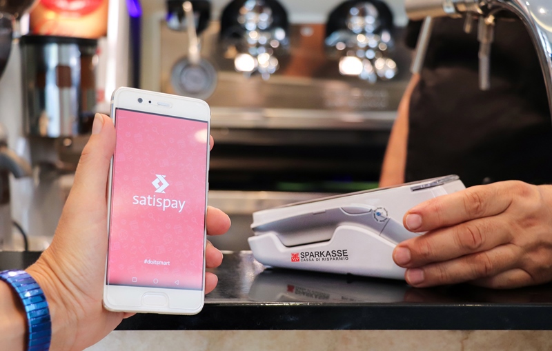 Erfolgreiche Partnerschaft Sparkasse mit Satispay. Initiative „Cashback“ läuft bis Ende Juli