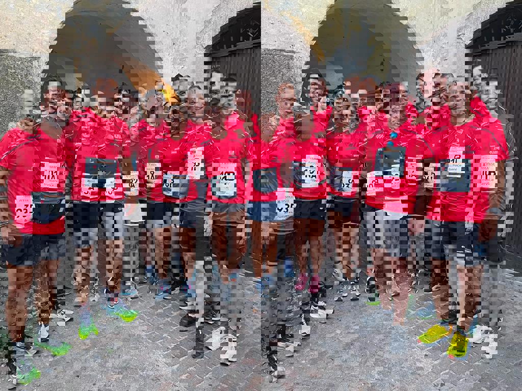 Südtiroler Firmenlauf 2023 mit den RedRunners der Sparkasse