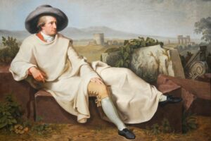 Goethe in der römischen Landschaft