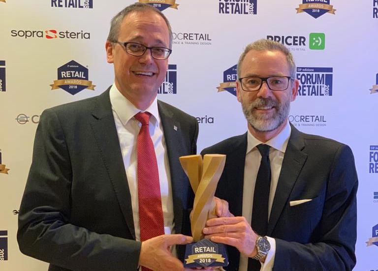 Sparkasse für das innovativste Projekt im Bereich Retail in Italien prämiert