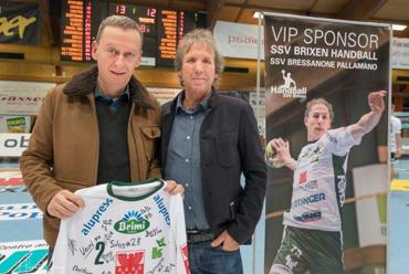 Sparkasse VIP-Sponsor des SSV Brixen Handball