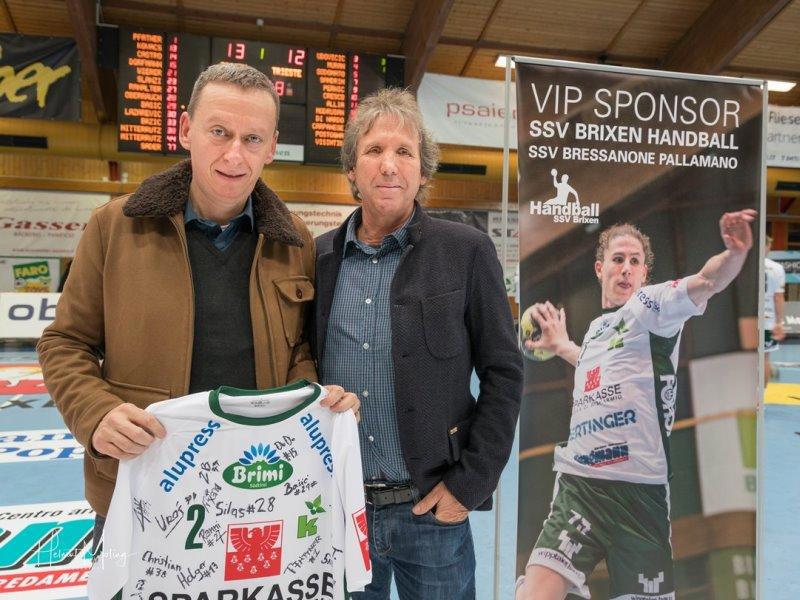 Sparkasse VIP-Sponsor des SSV Brixen Handball