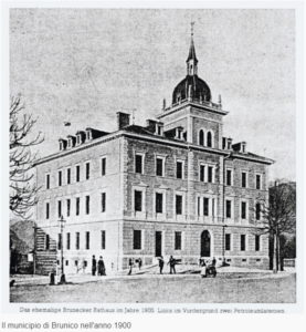 Rathaus Bruneck Jahr 1900