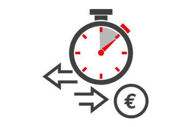 SEPA-Echtzeitüberweisung: Die Südtiroler Sparkasse erreicht alle italienischen und europäischen Banken, die am SEPA-Sofort...