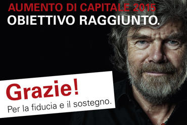 Kapitalerhöhung der Südtiroler Sparkasse erfolgreich abgeschlossen